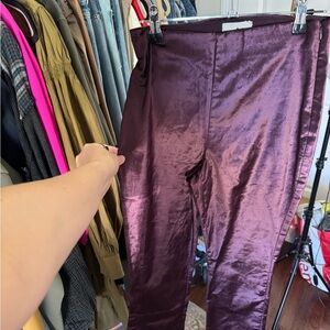 Tuckernuck Plum Velvet Leggings